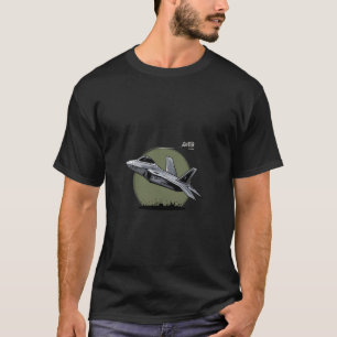 Kampfflugzeug F-22 Raptor Militärflugzeug Männer V T-Shirt