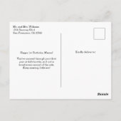 Kampfflugzeug Flugzeug Junge Erster Geburtstag Postkarte (Rückseite)