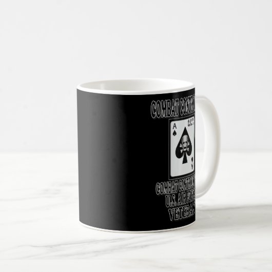 Kampfflugzeug-Hinterdesign 1 Kaffeetasse (VorderseiteRechts)