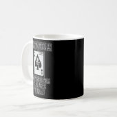 Kampfflugzeug-Hinterdesign 1 Kaffeetasse (Vorderseite Links)