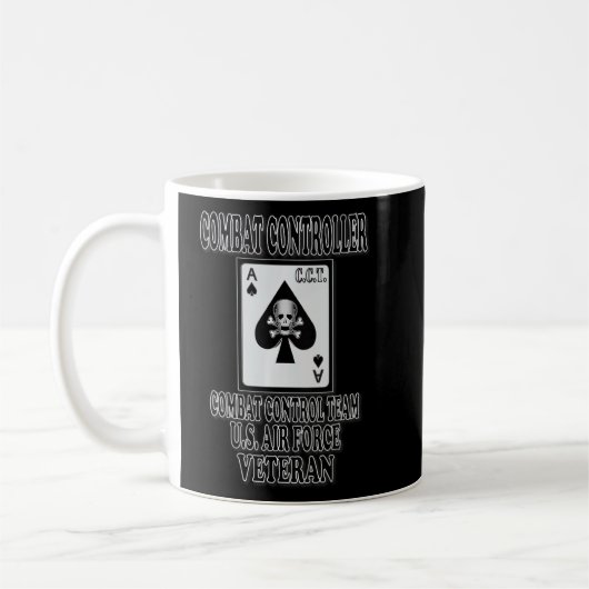 Kampfflugzeug-Hinterdesign 1 Kaffeetasse (Links)