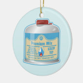 Kampfflugzeug-Kanister-Propan-Isobutan Keramik Ornament (Links)