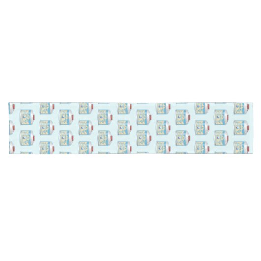 Kampfflugzeug-Kanister-Propan-Isobutan Kurzer Tischläufer (Horizontal)