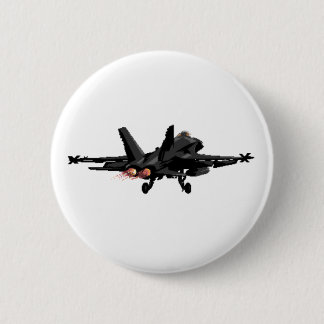 Kampfflugzeug-Knopf der Hornissen-F/A-18 Button