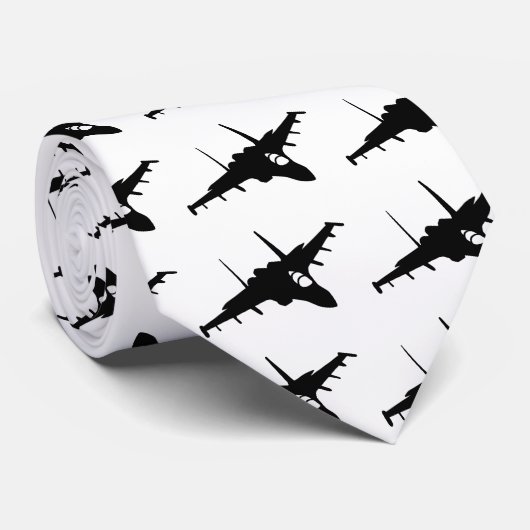 Kampfflugzeug Krawatte (Gerollt)