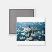 Kampfflugzeug Magnet (Vorderseite/Rückseite)