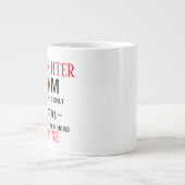 Kampfflugzeug-Mama Kaffee-Tasse Jumbo-Tasse (Vorderseite)