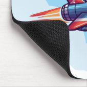 Kampfflugzeug Mousepad (Ecke)