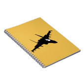 Kampfflugzeug Notizblock (Rechte Seite)