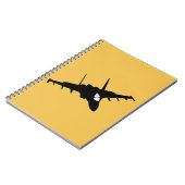Kampfflugzeug Notizblock (Linke Seite)
