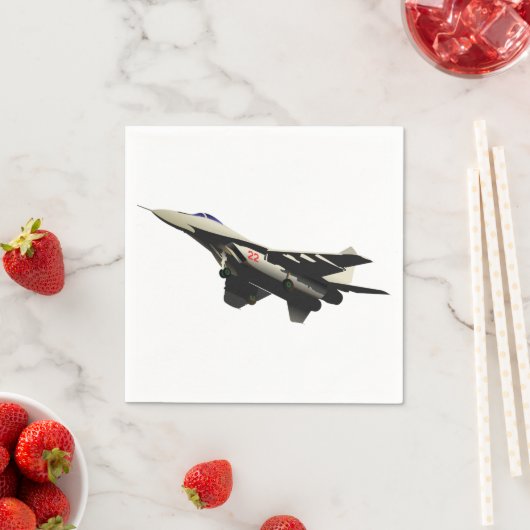 Kampfflugzeug-Papier Napkins Serviette (Beispiel)