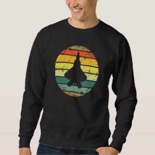 Kampfflugzeug-Raptor-Flugzeugdesign des Militärs Sweatshirt