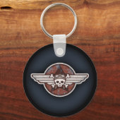 Kampfflugzeug Schlüsselanhänger (Vorderseite)