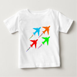 Kampfflugzeugbildung Baby T-shirt