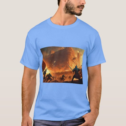 Kampffronten der Zeit: Eine epische Sci-Fi Saga T-Shirt (Vorderseite)