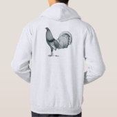 Kampfhahn Crele oder Dom Hoodie (Rückseite)