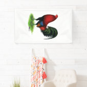 Kampfhahn: Dunkelrot Banner (Insitu)