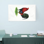 Kampfhahn: Dunkelrot Banner (Messeveranstaltung)