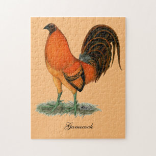 Kampfhahn Ginger Red Rooster Puzzle