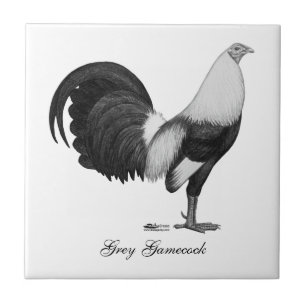 Kampfhahn-Grau Duckwing Fliese