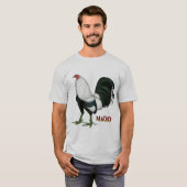 Kampfhahn-Macho Duckwing T-Shirt (Vorne ganz)