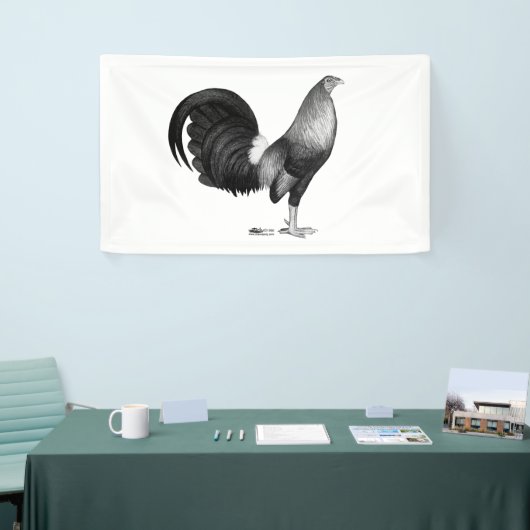 Kampfhahn-Rot-Luke Banner (Messeveranstaltung)