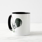 Kampfhahn silbernes Duckwing Tasse (Vorderseite Links)