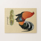 Kampfhahn-Wheaten Hahn Puzzle (Horizontal)