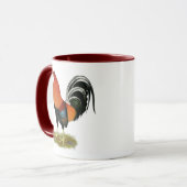 Kampfhahn-Wheaten Hahn Tasse (Vorderseite Links)