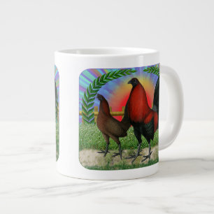 Kampfhahnkranz Jumbo-Tasse