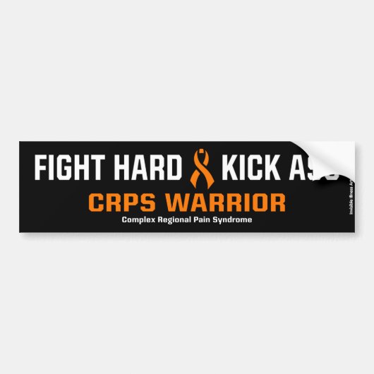 KAMPFHARTE KICK...CRPS AUTOAUFKLEBER (Vorne)