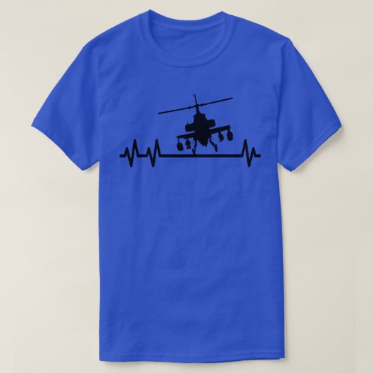 Kampfhubschrauberpuls T-Shirt (Design vorne)