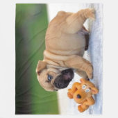 KAMPFHUND FLEECEDECKE (Vorderseite)