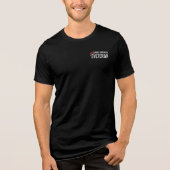 Kampfingenieur Pionier Castle Taktisches Abzeichen Tri-Blend Shirt (Vorderseite)