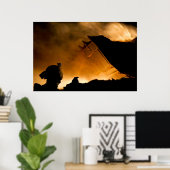 Kampfingenieur Poster (Heimbüro)