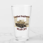 Kampfingenieure M728 CEV Pint Glas (Vorderseite)