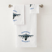 Kampfjet Badhandtuch Set (Insitu)