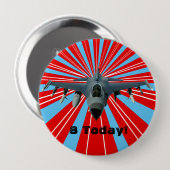 Kampfjet Button (Vorne & Hinten)