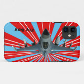 Kampfjet Case-Mate iPhone Hülle (Rückseite (Horizontal))