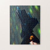 Kampfjet Donner Schlag Puzzle (Vertikal)