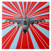 Kampfjet Fliese (Vorderseite)