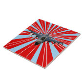 Kampfjet Fliese (Seite)