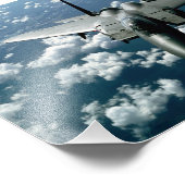 Kampfjet Fotodruck (Ecke)