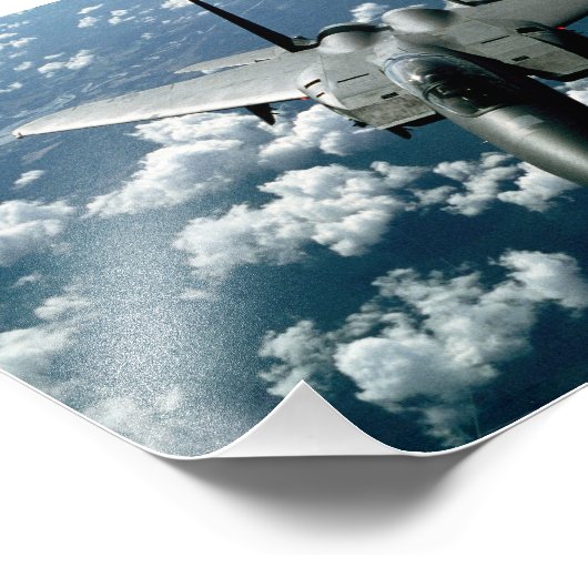 Kampfjet Fotodruck (Ecke)