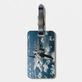 Kampfjet Gepäckanhänger (Rückseite vertikal)