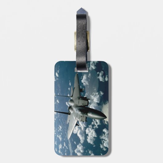 Kampfjet Gepäckanhänger (Rückseite vertikal)