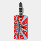 Kampfjet Gepäckanhänger (Vorderseite vertikal)