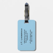 Kampfjet Gepäckanhänger (Rückseite vertikal)