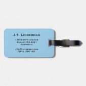 Kampfjet Gepäckanhänger (Rückseite horizontal)