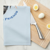 Kampfjet Geschirrtuch (Viertel Falte)